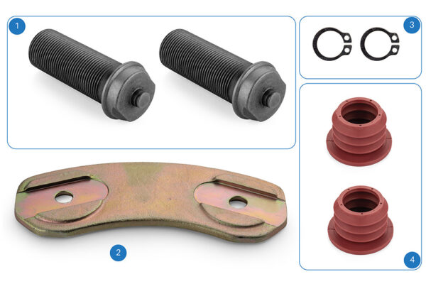 Caliper Tappet Plate and Bolt Set (HLX.122)