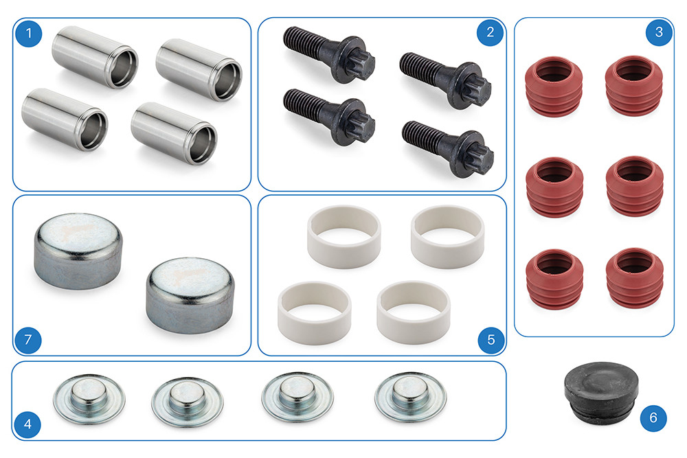 Caliper Guides & Seals Repair Kit (HLX.131)