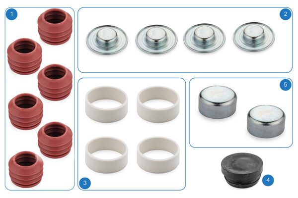 Caliper Boot and Cap Set (HLX.133)