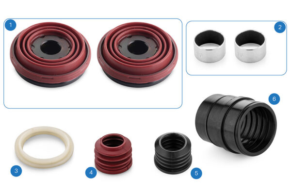 Caliper Boots and Pistons Repair Kit (IVC.108)