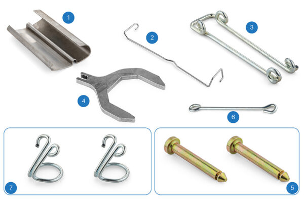 Caliper Pat Retainer Repair Kit (IVC.120)
