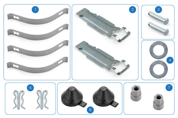 Brake Pad Retainer Repair Kit (KNR.149)