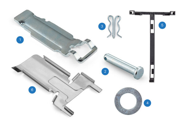 Brake Pad Retainer Repair Kit (KNR.281)