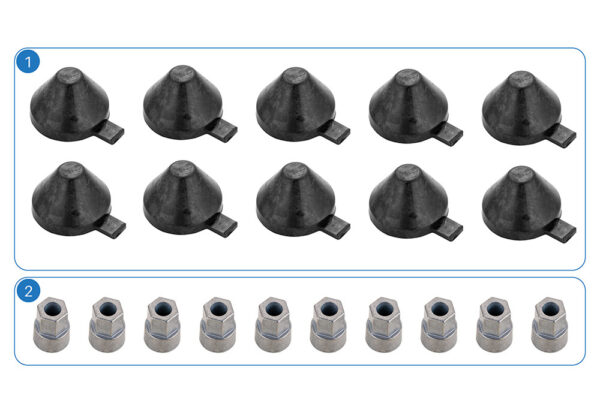 Adjusting Mechanism Cap Set (38mm) (KNR.283)