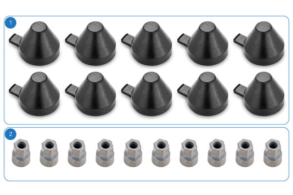 Adjusting Mechanism Cap Set (35mm) (KNR.285)
