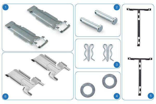 Brake Pad Retainer Repair Kit (KNR.327)