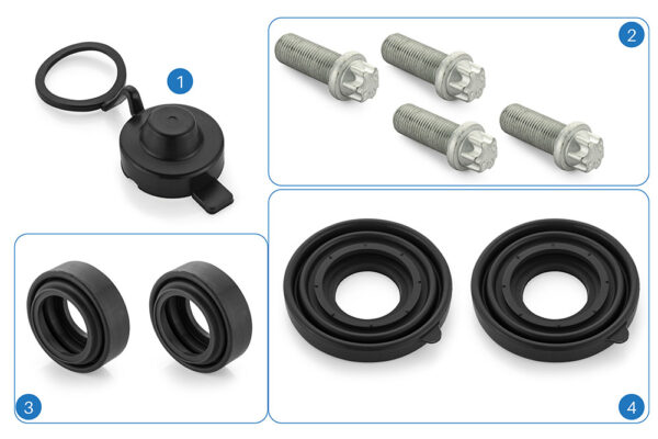 Caliper Guides & Seals Repair Kit (MRT.210)