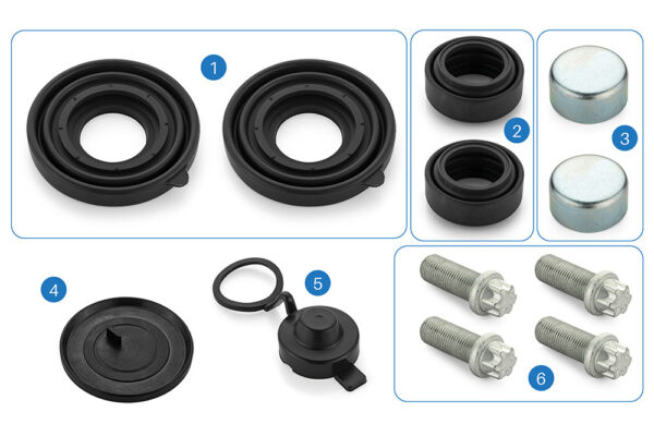 Caliper Guides and Bushes Repair Kit (MRT.219)
