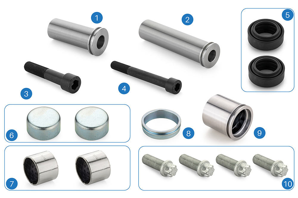 Caliper Guides and Bushes Repair Kit (MRT.236)