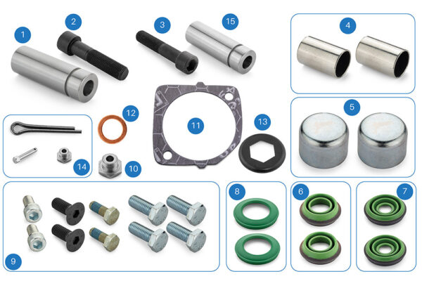 Caliper Guides and Bushes Repair Kit (MRT.272)