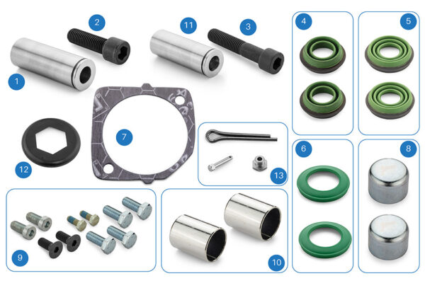 Caliper Guides and Bushes Repair Kit (MRT.286)
