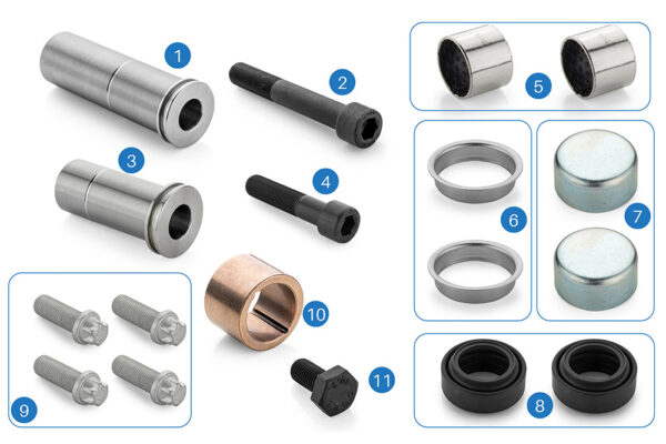 Caliper Guides and Bushes Repair Kit (MRT.312)