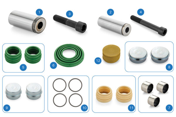 Caliper Guides & Seals Repair Kit (WBC.108)