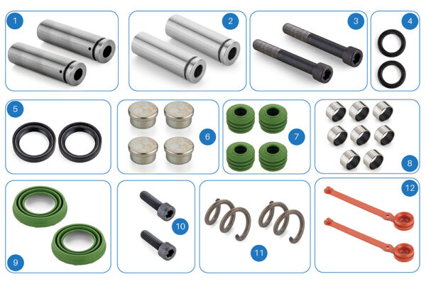 Caliper Guides & Seals Repair Kit (WBC.110)