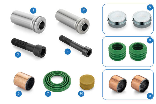 Caliper Guides & Seals Repair Kit (WBC.112)
