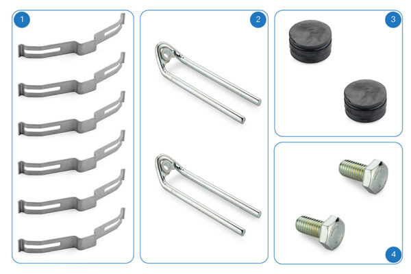 Brake Pad Retainer Repair Kit (WBC.151)