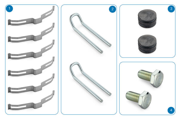 Brake Pad Retainer Repair Kit (WBC.191)