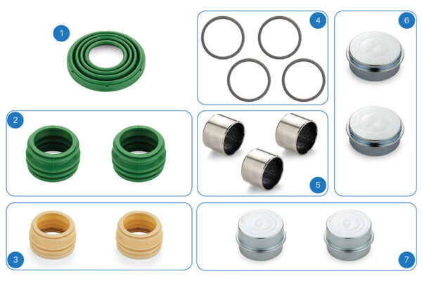 Caliper Boot & Pin Bush Set (WBC.223)